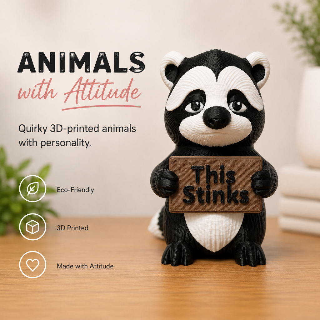 Animals with Attitude - Badger (This Stinks)