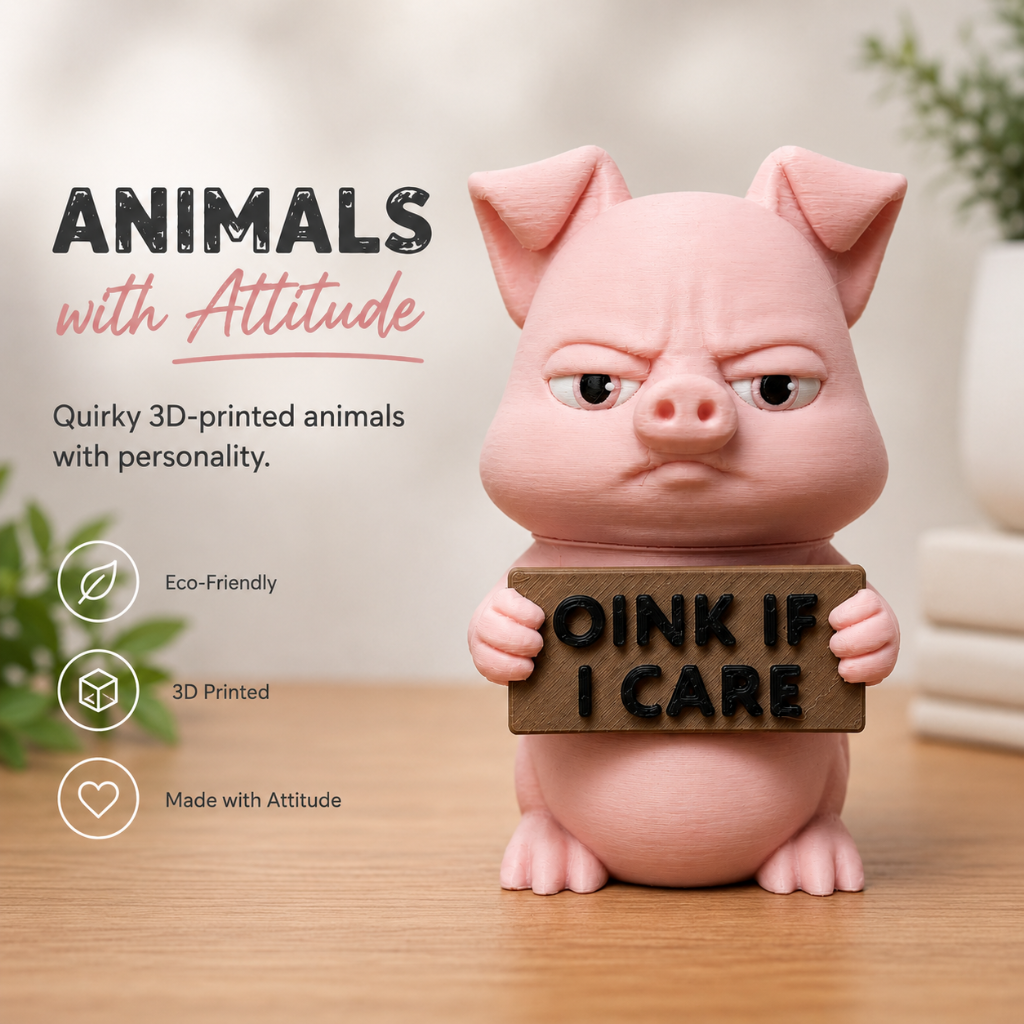 Animals with Attitude - Pig (Oink If I Care)