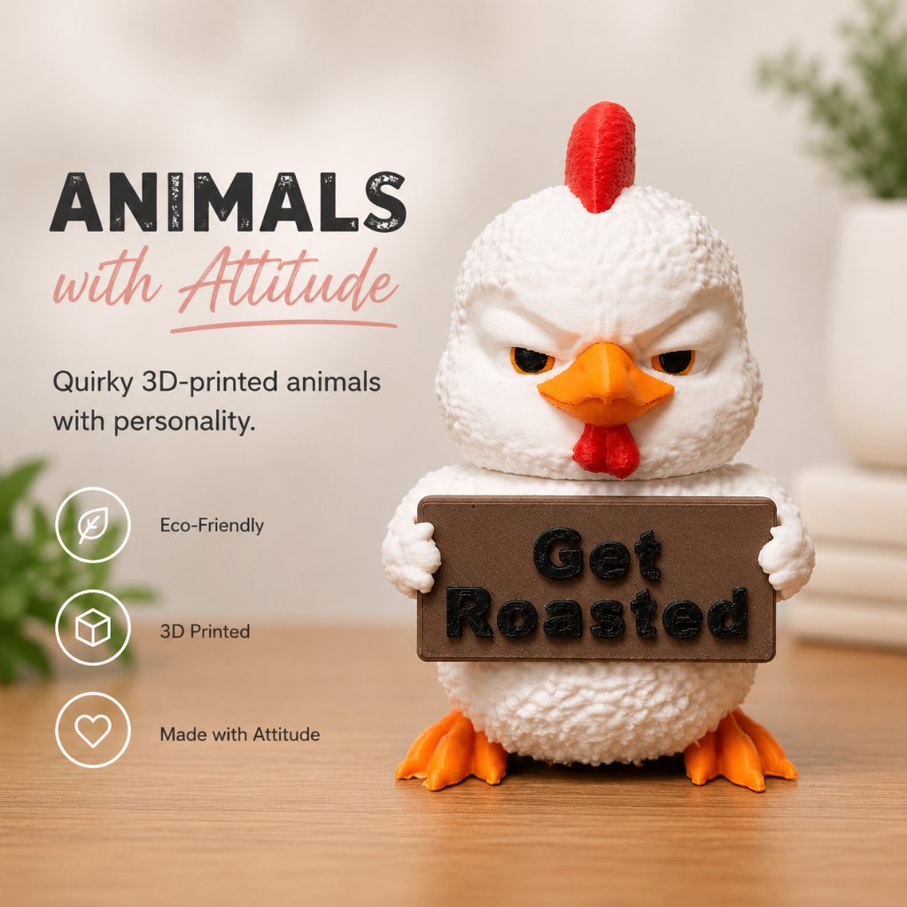 Animals with Attitude - Chicken (Get Roasted)