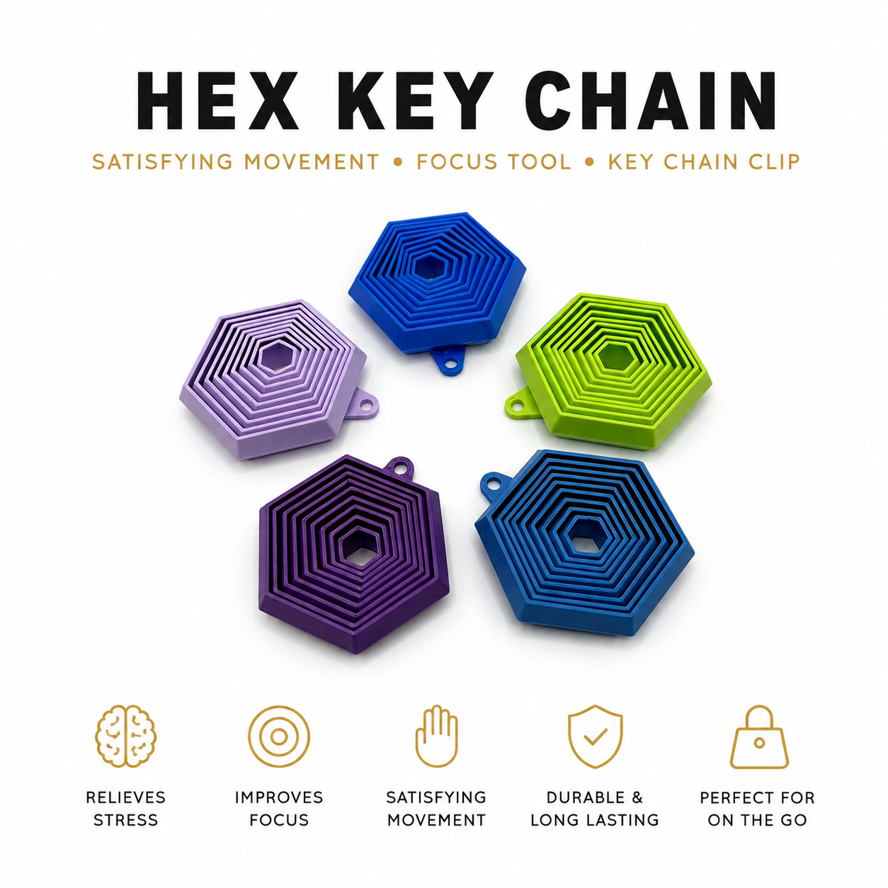 Hex Key Chain