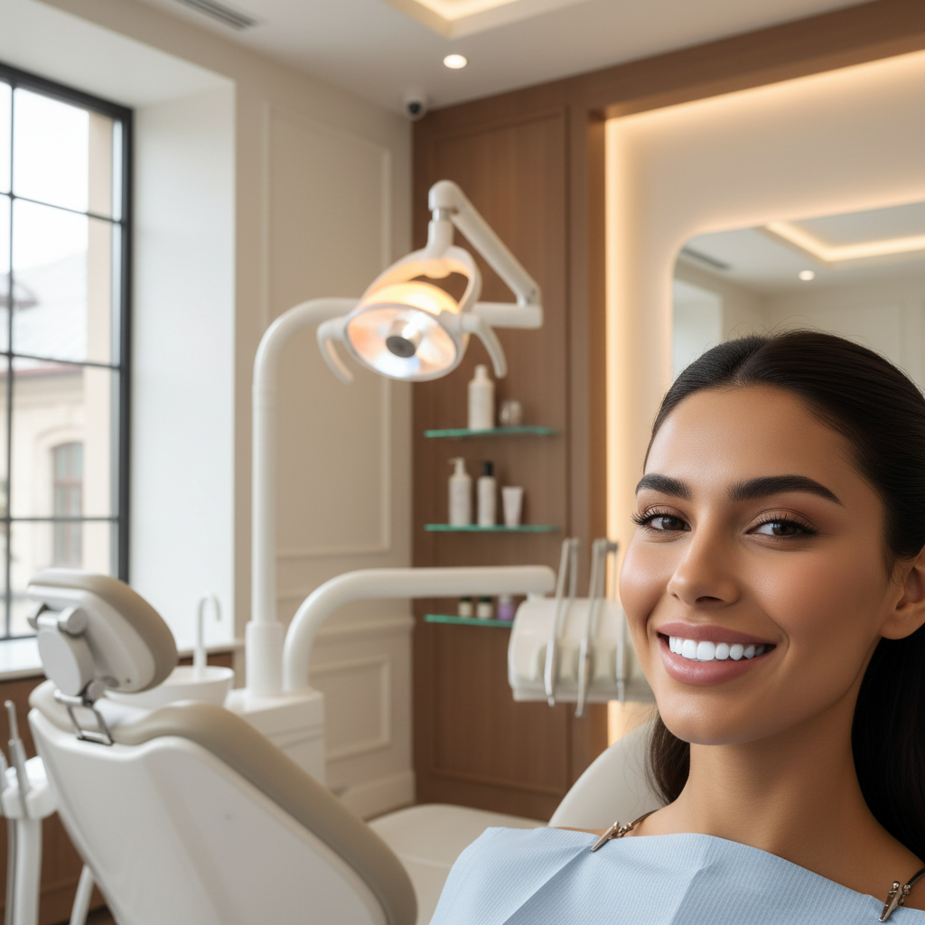 Laser teeth whitening treatment at Cloud 9 Aesthetics Handforth