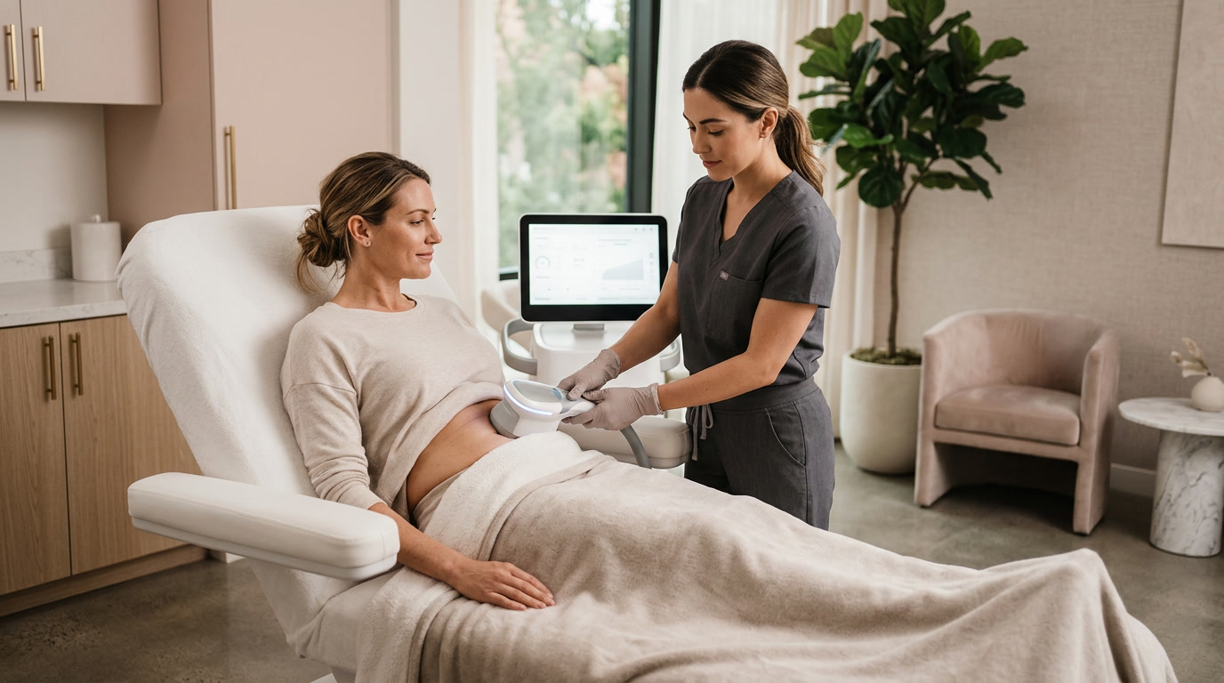 Non-surgical body sculpting and contouring treatment at Cloud 9, Alderley Edge