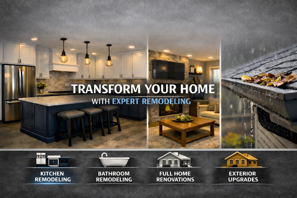Transform your home with expert remodeling