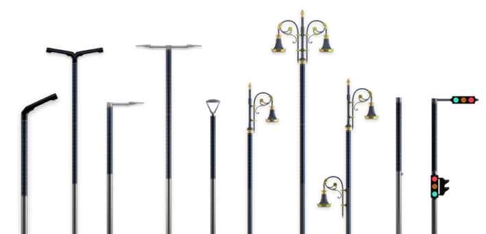 Vertical Solar Streetlights