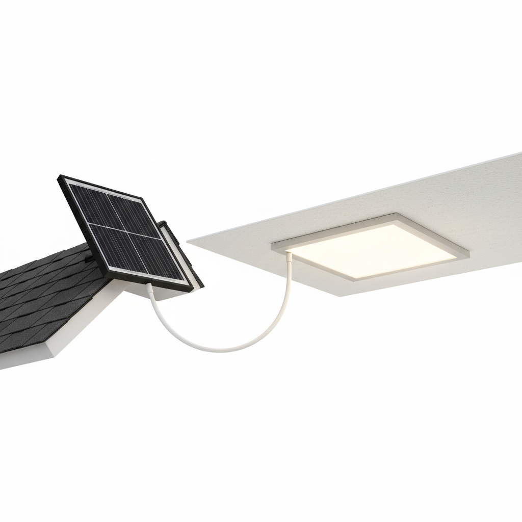 DIY Solar-Powered LED Skylight