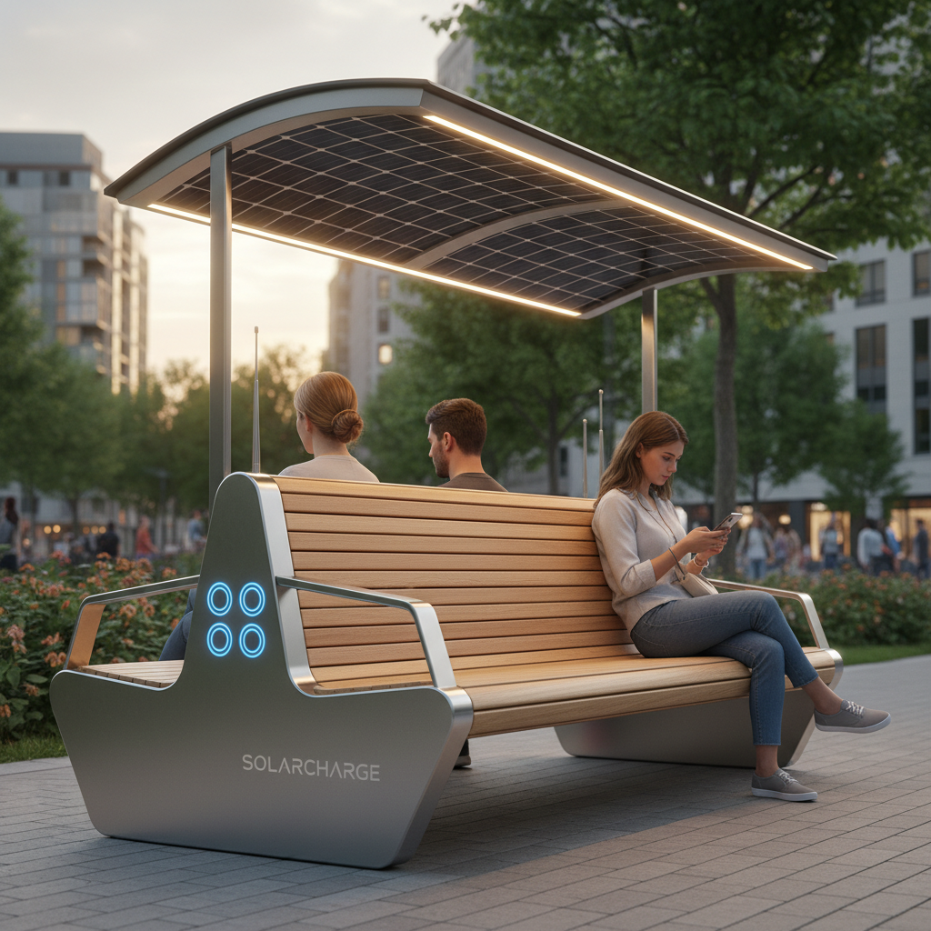 Solar Smart Bench