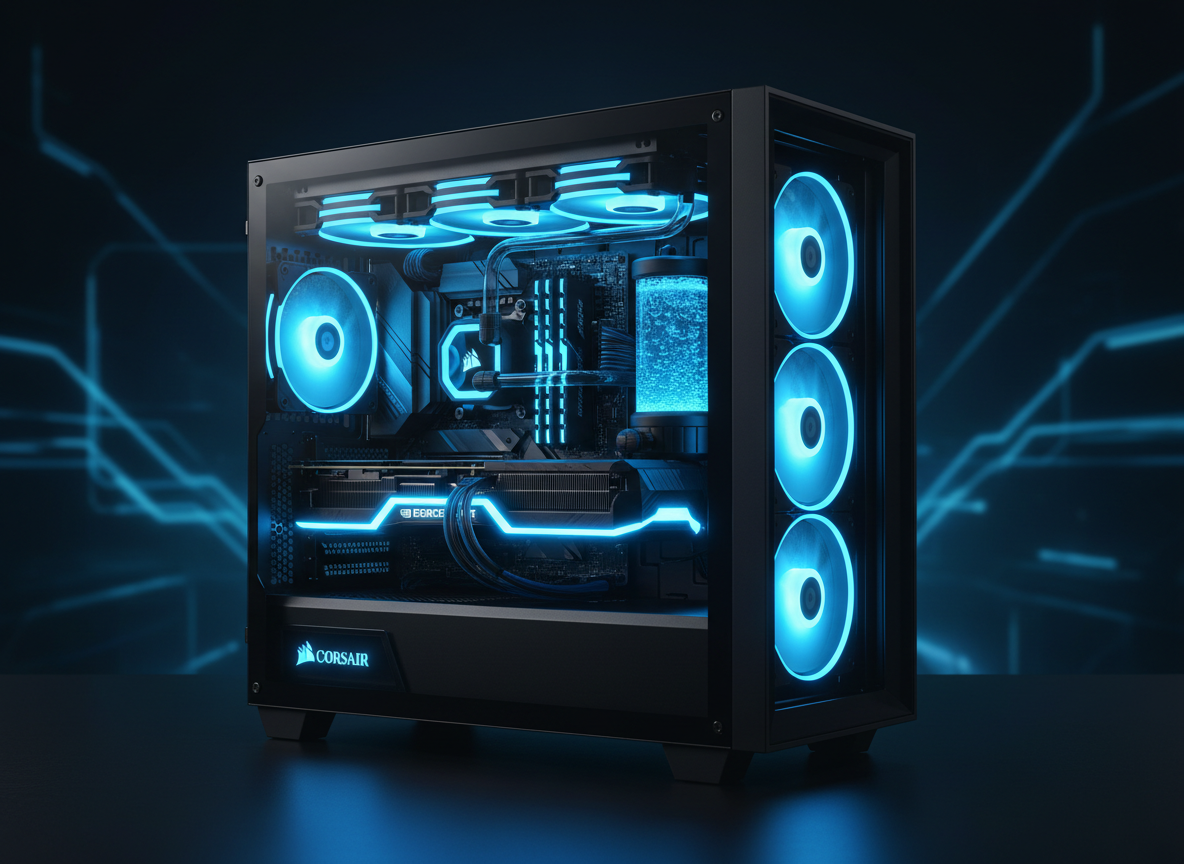CORSAIR 3500X i5 13400F RX 6800 Gaming Computer