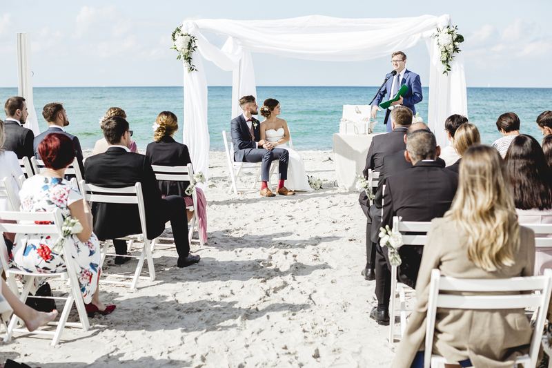 Kompletthochzeit am Strand