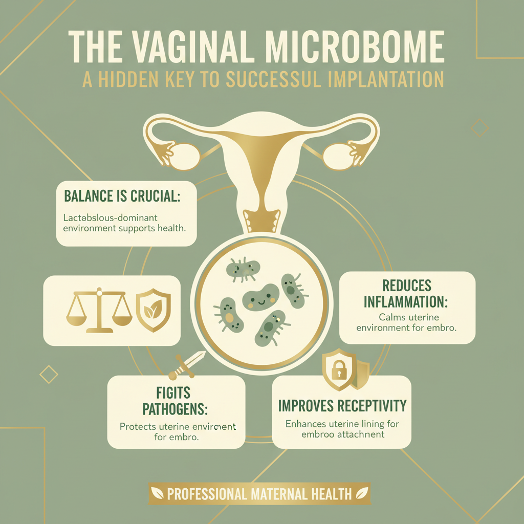 The Vaginal Microbiome: A Hidden Key to Successful Implantation — Infographic