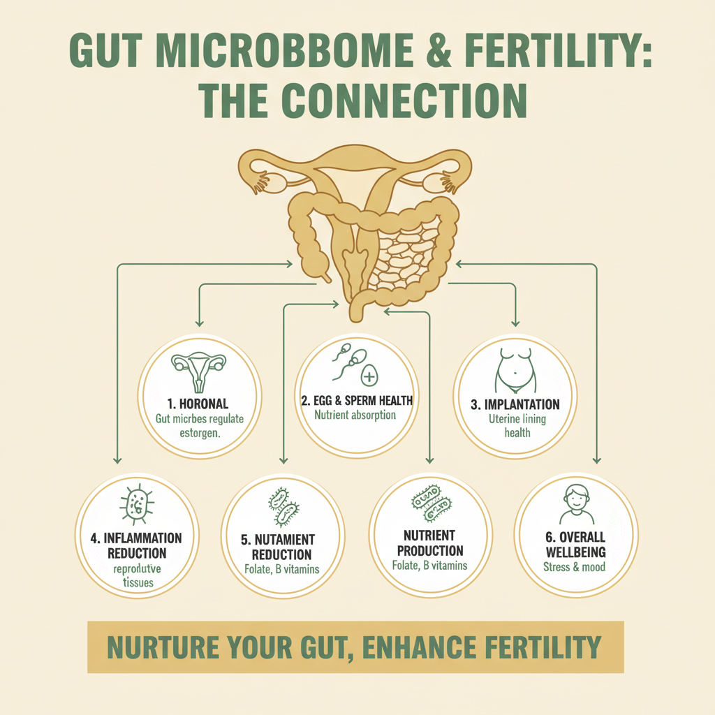 How Your Gut Microbiome Affects Fertility and Your Ability to Conceive — Infographic