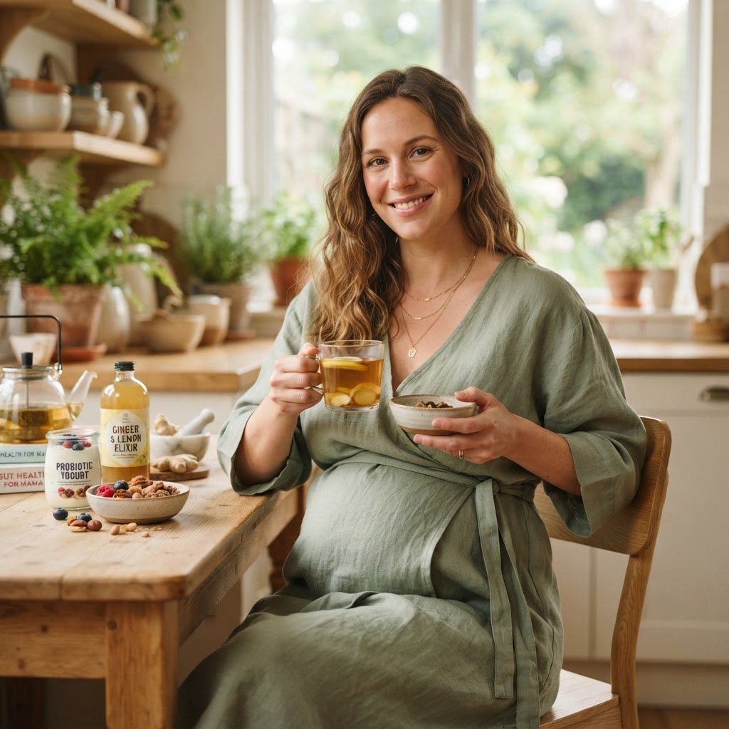 Managing Pregnancy Nausea, Constipation and Bloating Naturally With Gut Support