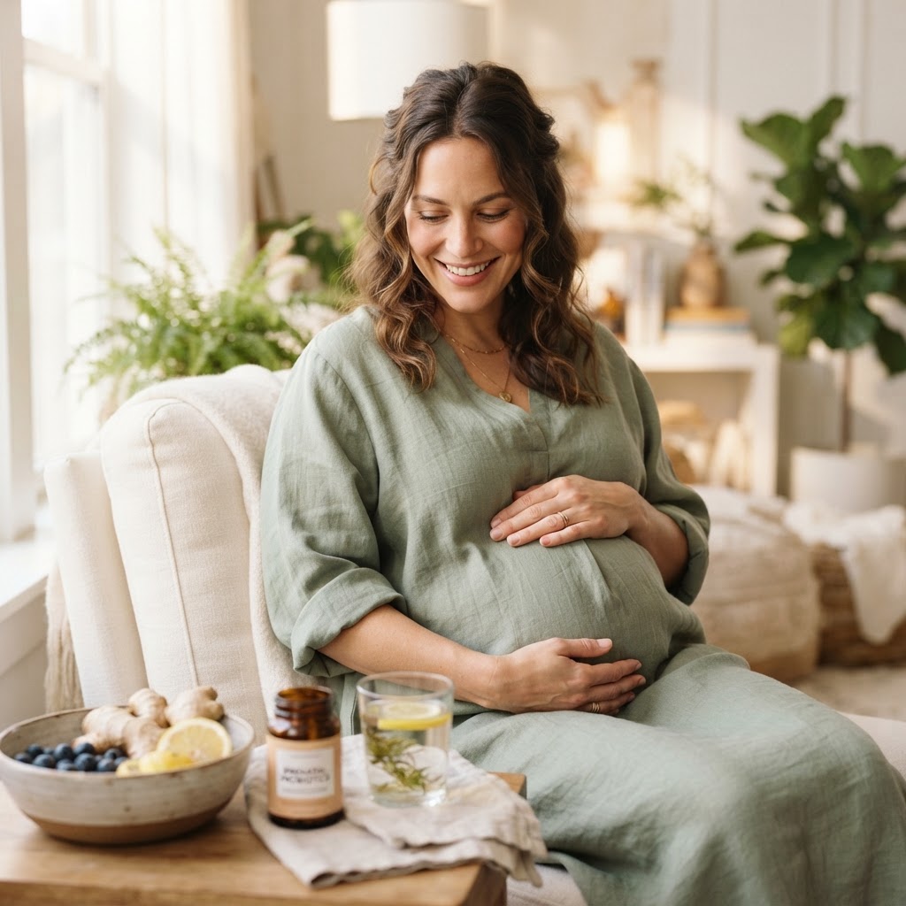 Managing Pregnancy Nausea, Constipation and Bloating Naturally With Gut Support