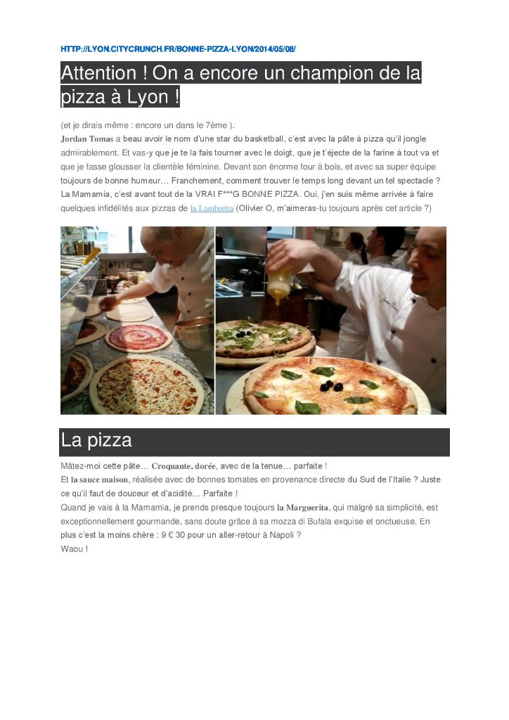 L'équipe originelle