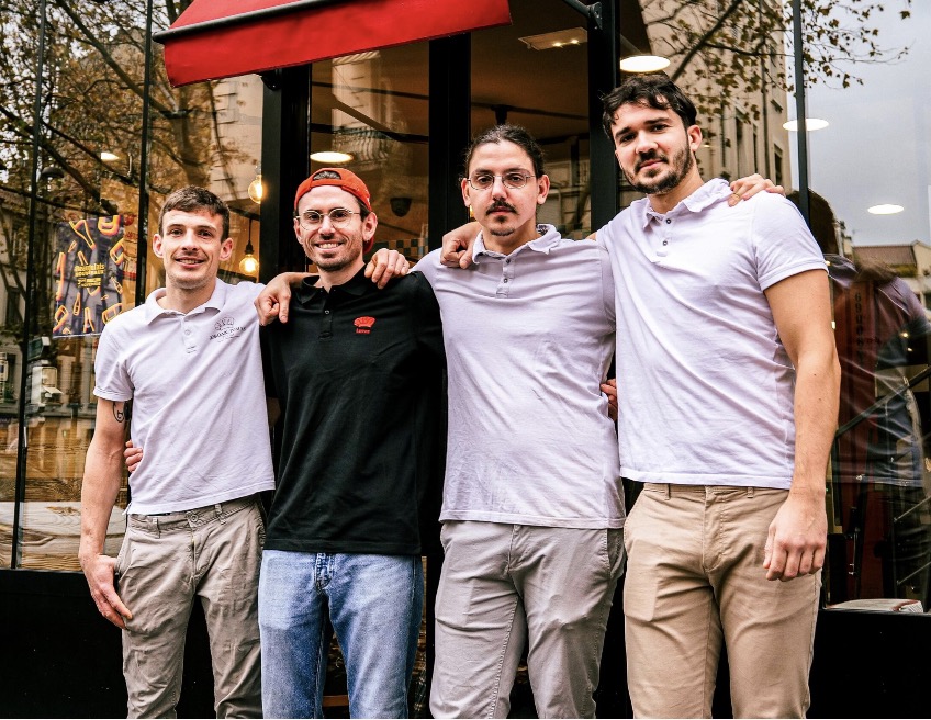 Alexandre, Romy, Miguel, Olivier, Lucas & Tristan