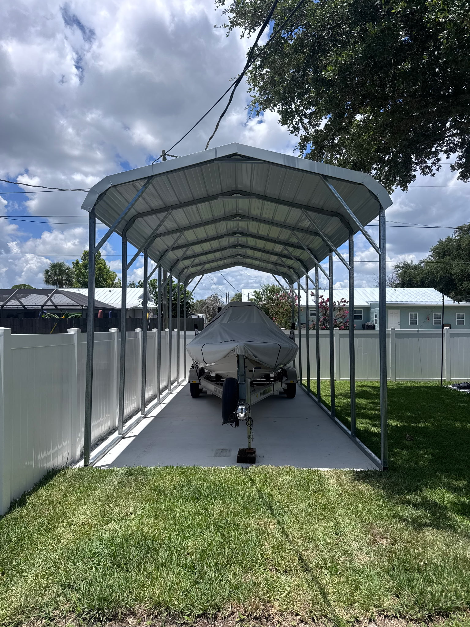 12x30x10 Boat Cover - Vero Beach FL