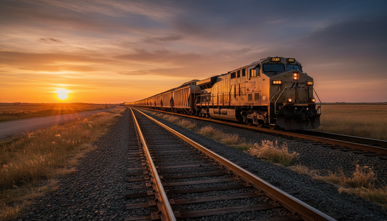 Industrial grain transport logistics