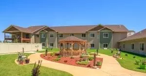 The Village outdoor courtyard and gazebo