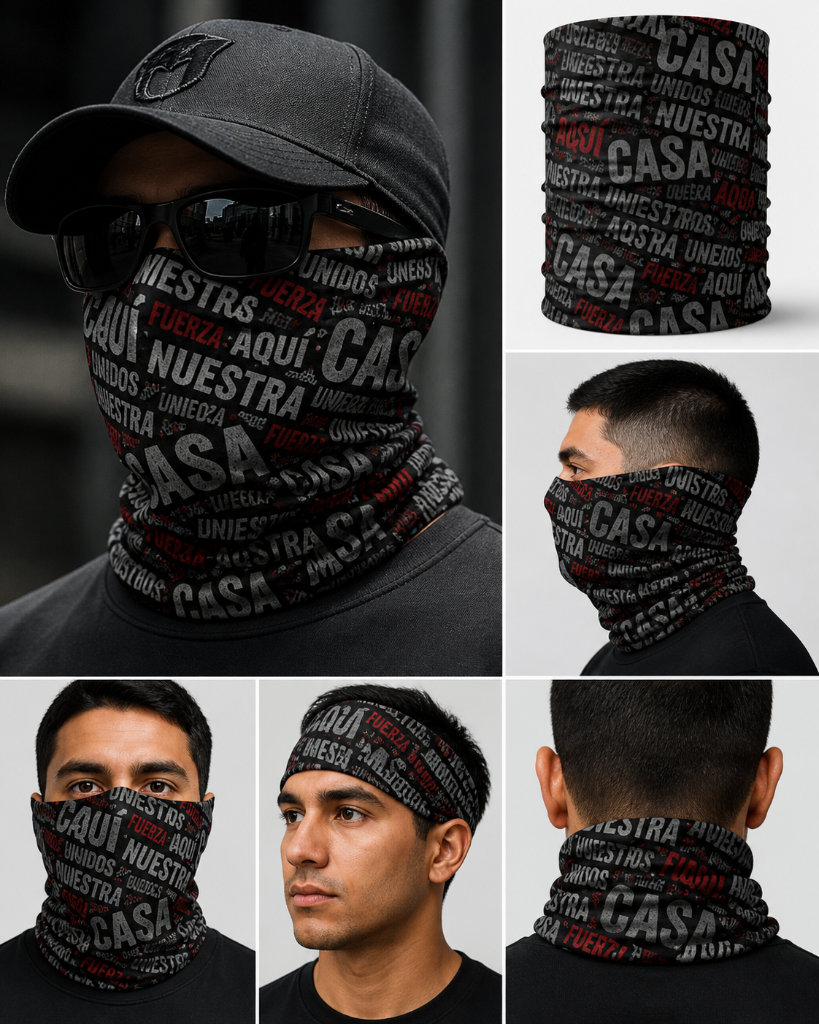 Nuestra Casa Neck Gaiter – Stealth Edition