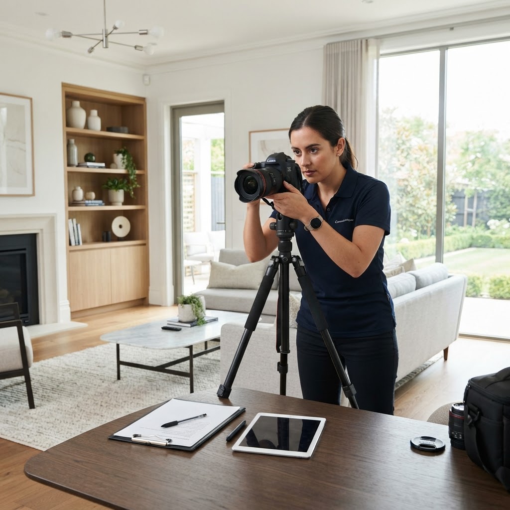 Documentation specialist capturing home details