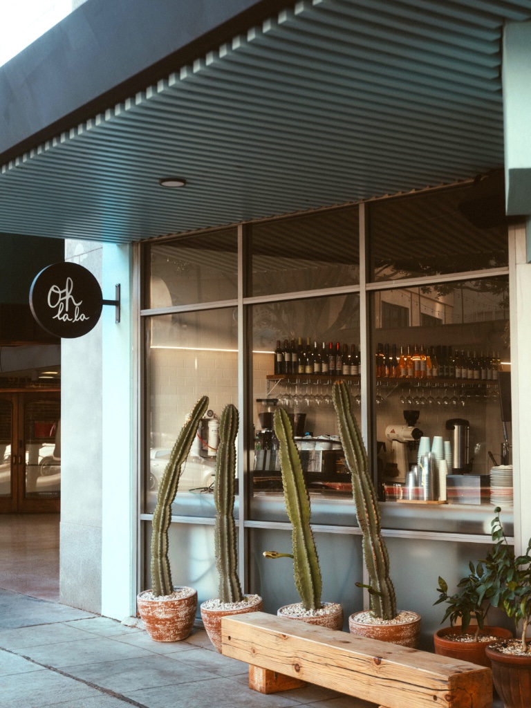 OHLALA restaurant exterior on East Colorado Blvd, Pasadena