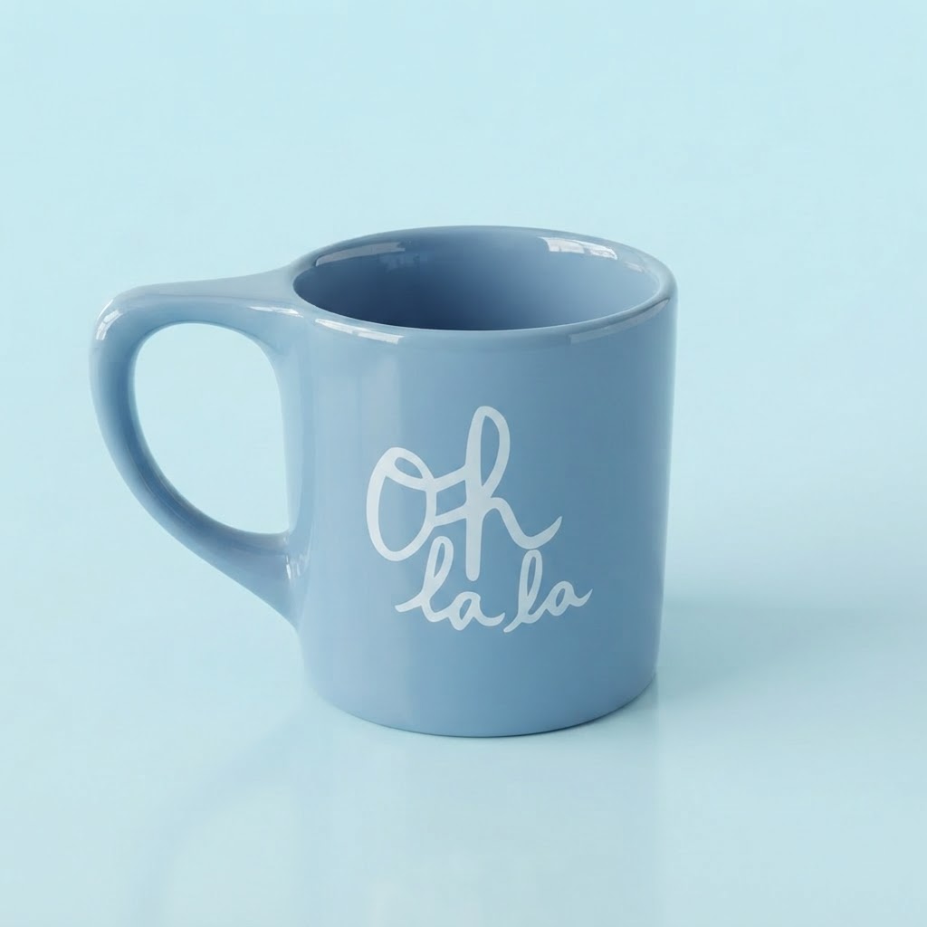 OHLALA Diner Mug — Azur Blue