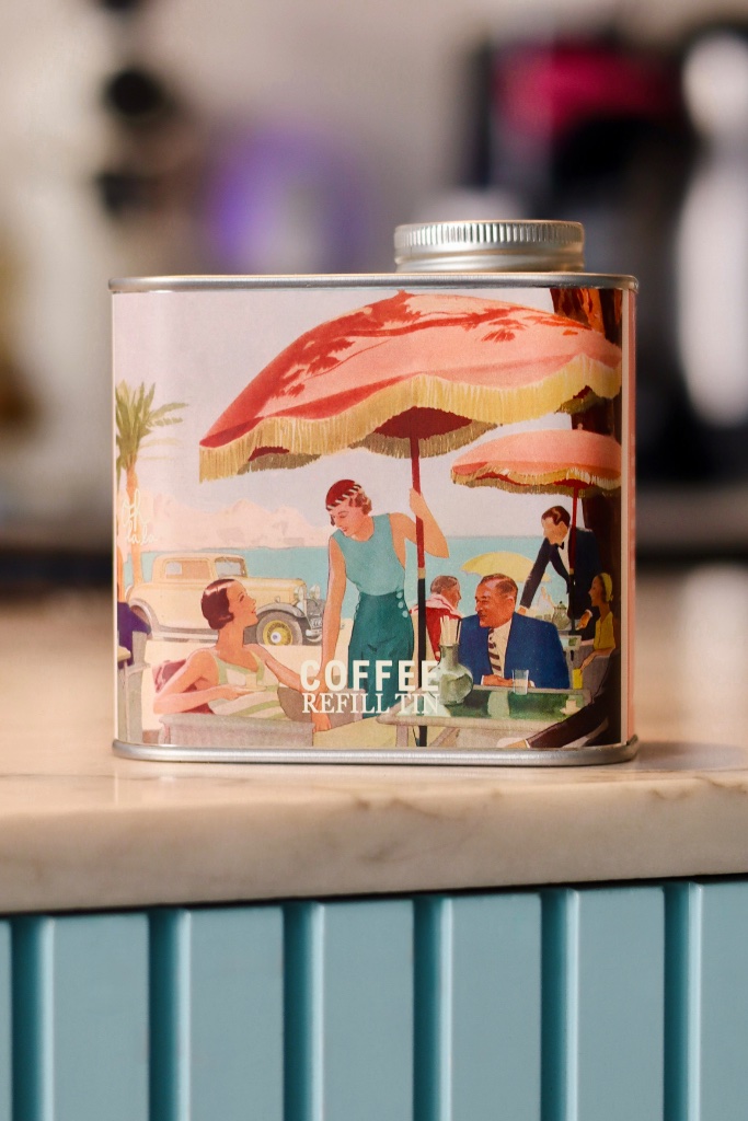 Coffee refill tin