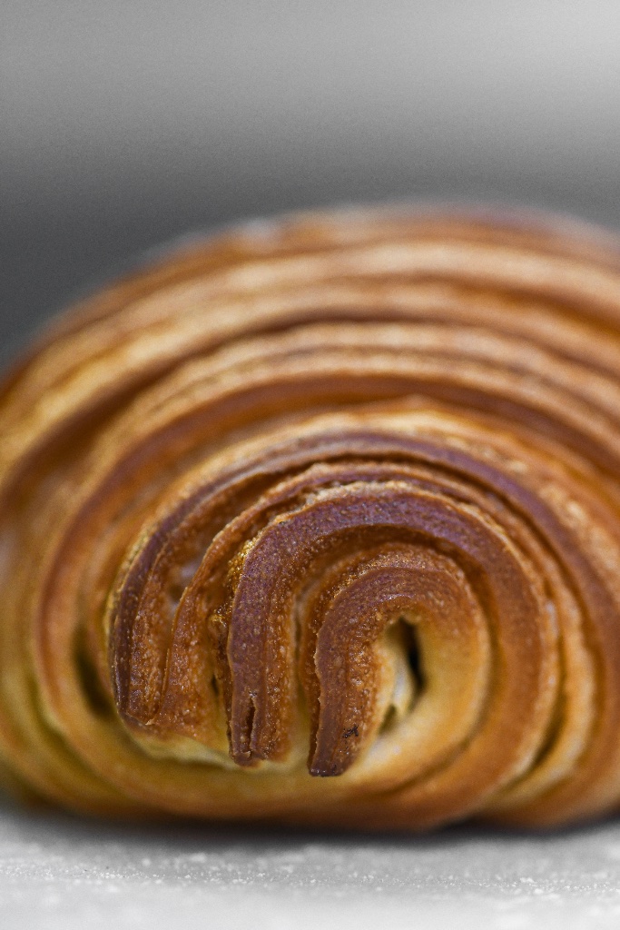Flaky laminated pastry