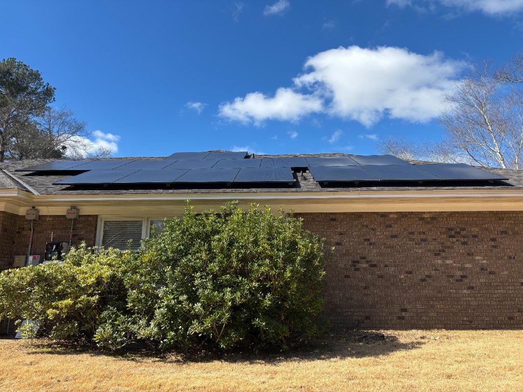 Team Installing Panels — Close-Up