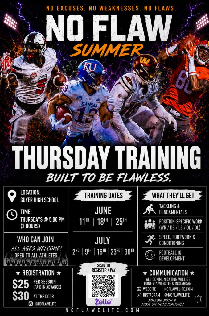 No Flaw Summer Thursday Training