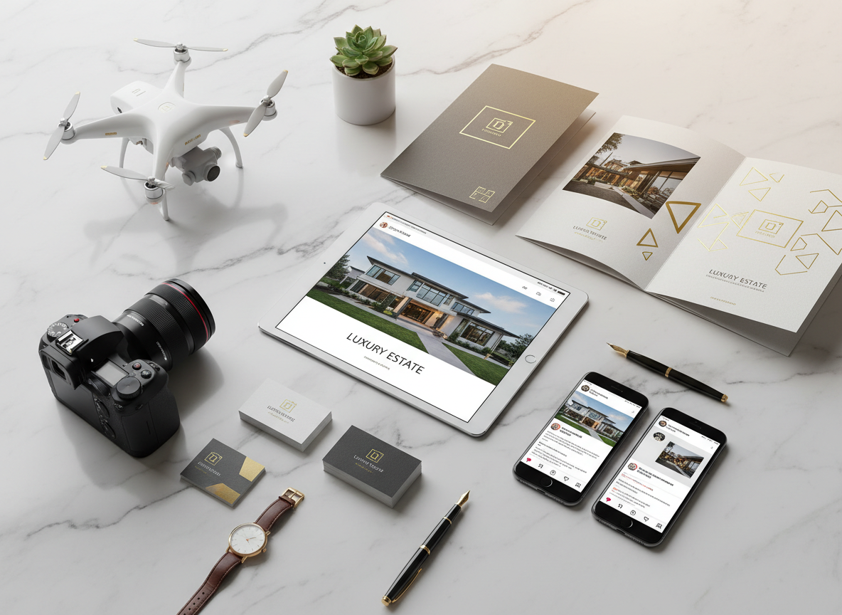 Professional real estate marketing materials