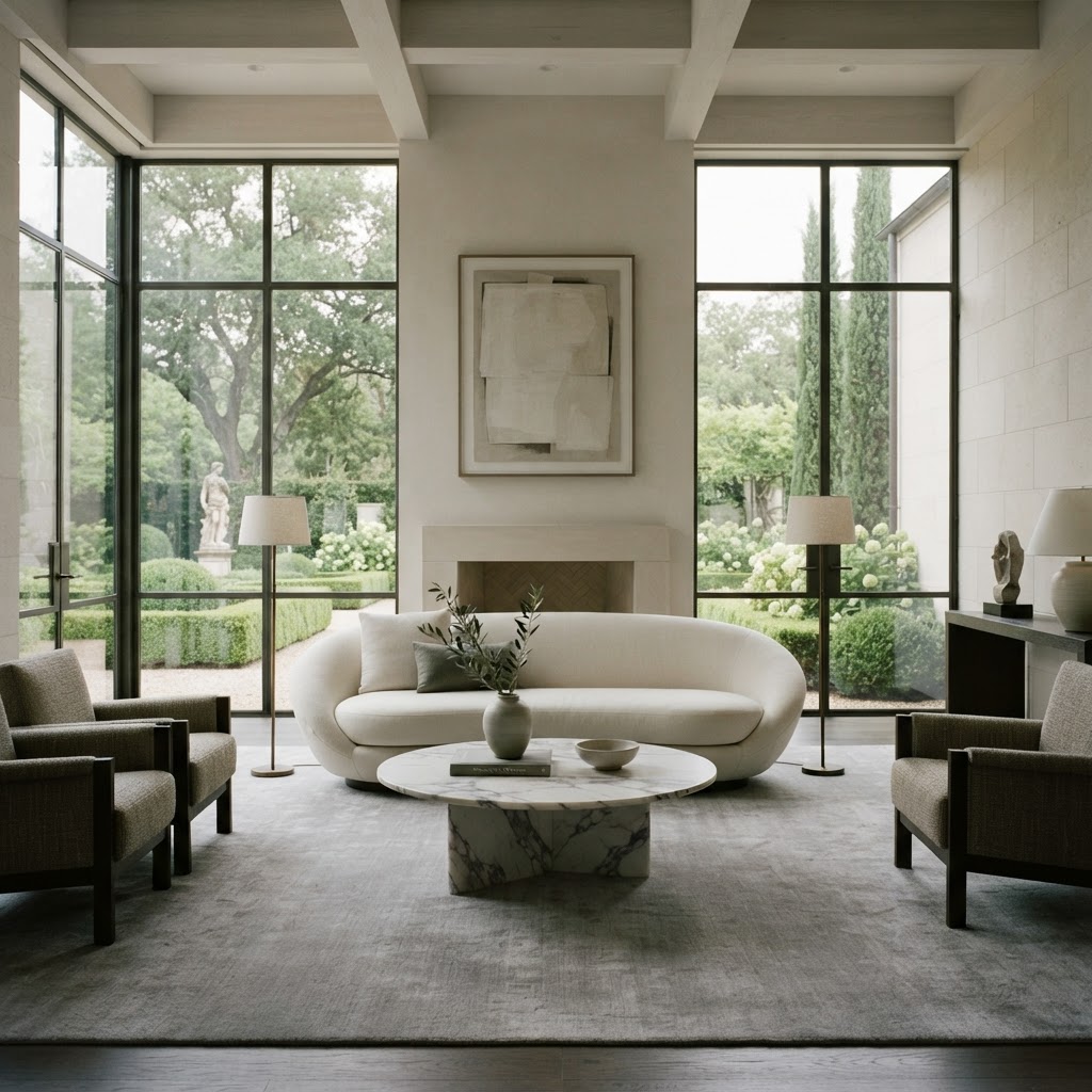 Refined luxury living room