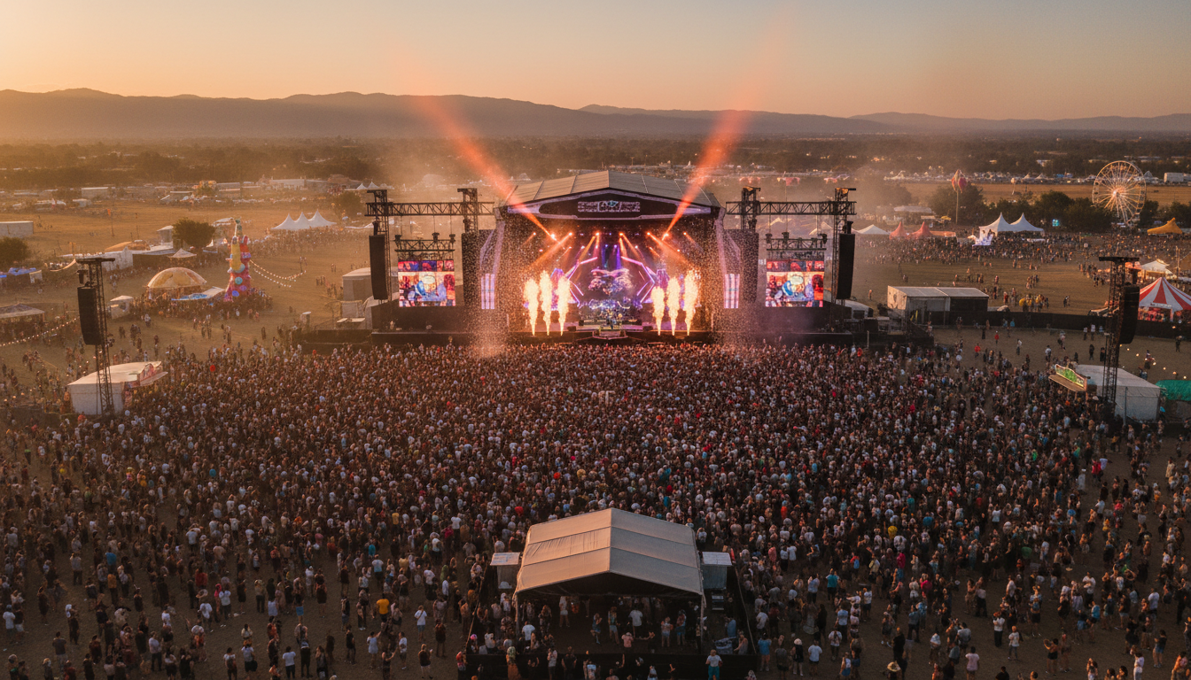 Music festival event