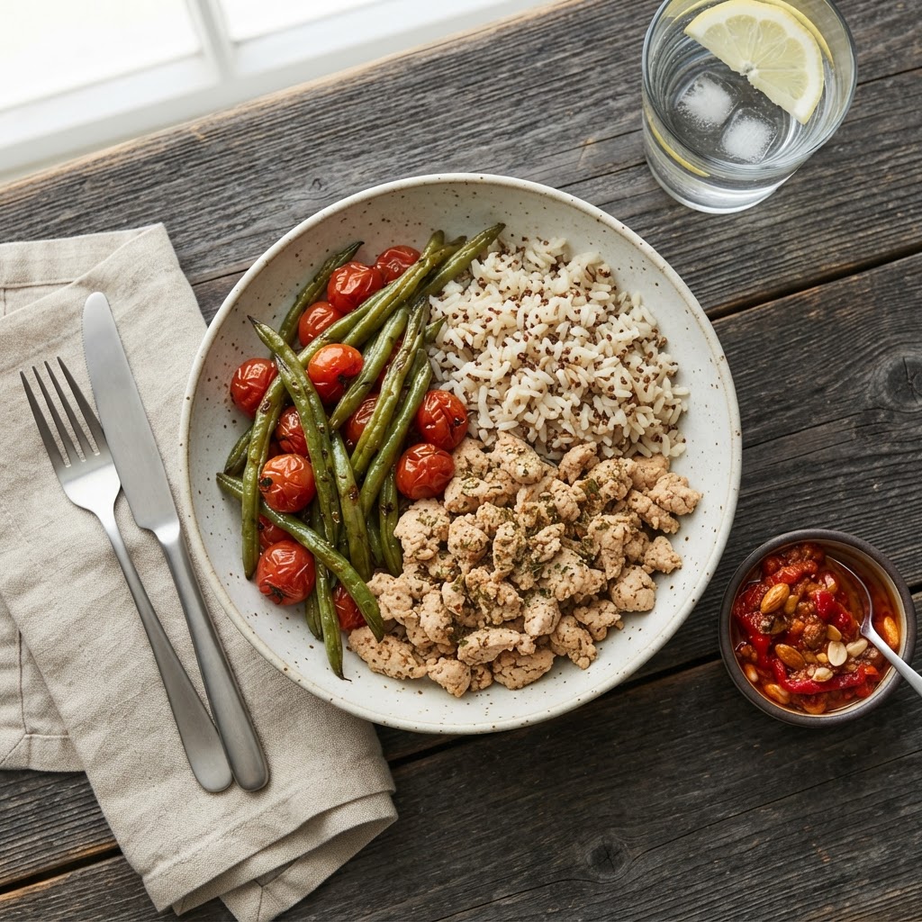 Fuel Your Week with Our MikFit Approved Ground Turkey Bowl