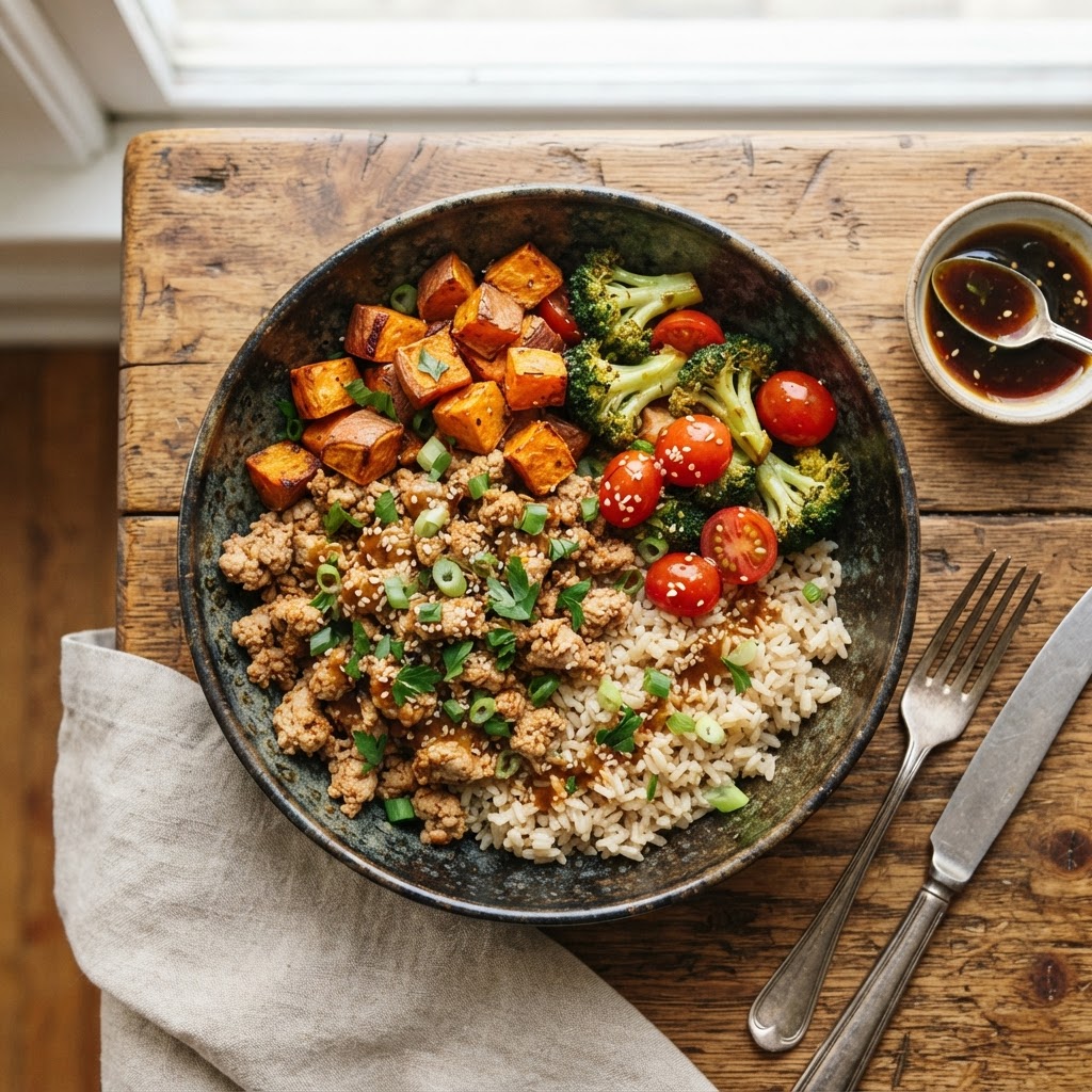 Fuel Your Goals: The MikFit Approved Ground Turkey & Rice Bowl