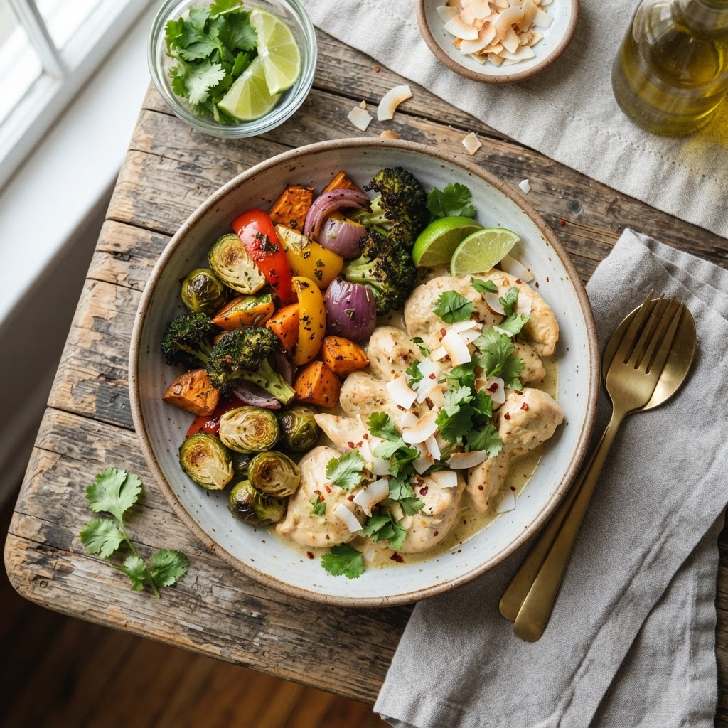 Coconut Lime Chicken: Your Healthy, High-Protein Energy Boost