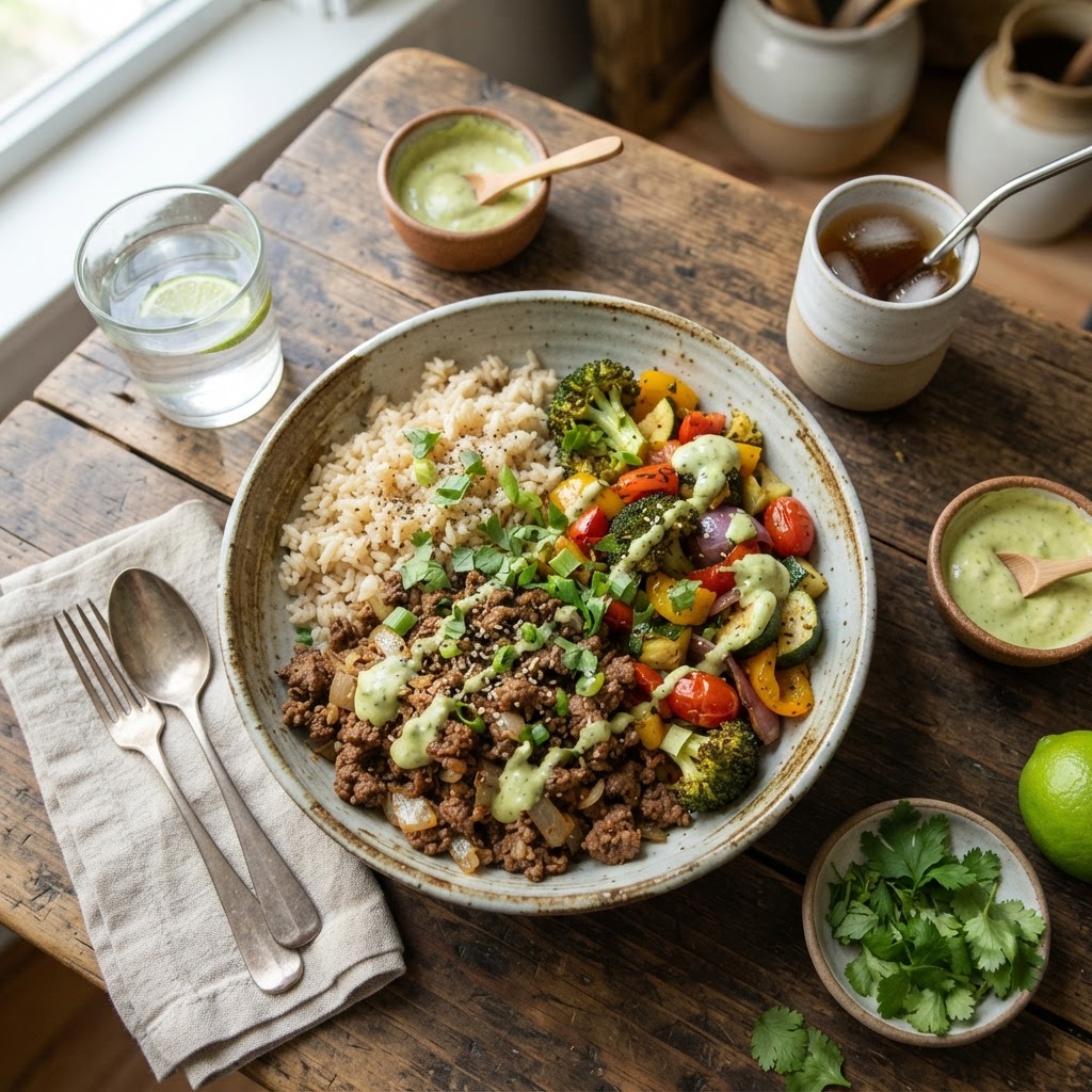 Fuel Your Week: The MikFit Approved Ground Beef Bowl