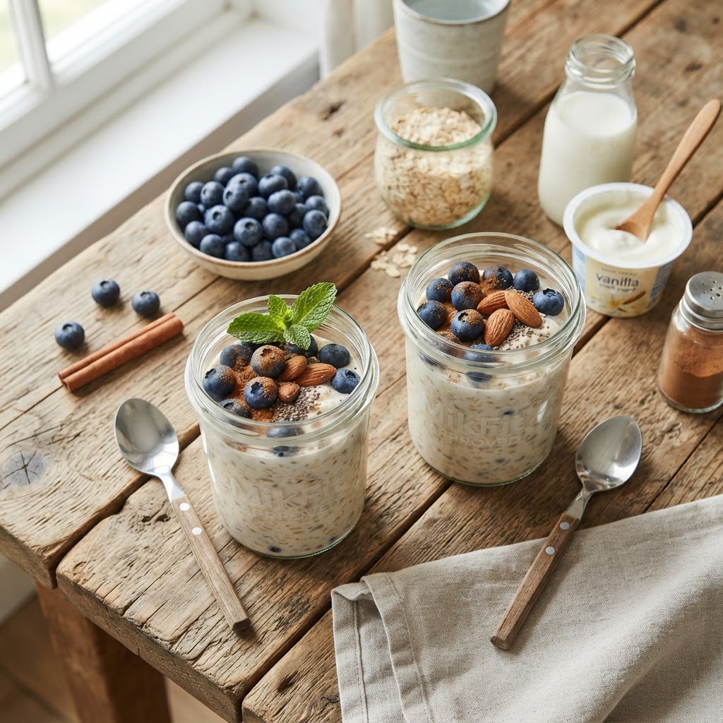 Boost Your Morning: MikFit Approved Overnight Oats