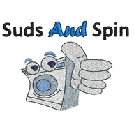 Suds and Spin logo