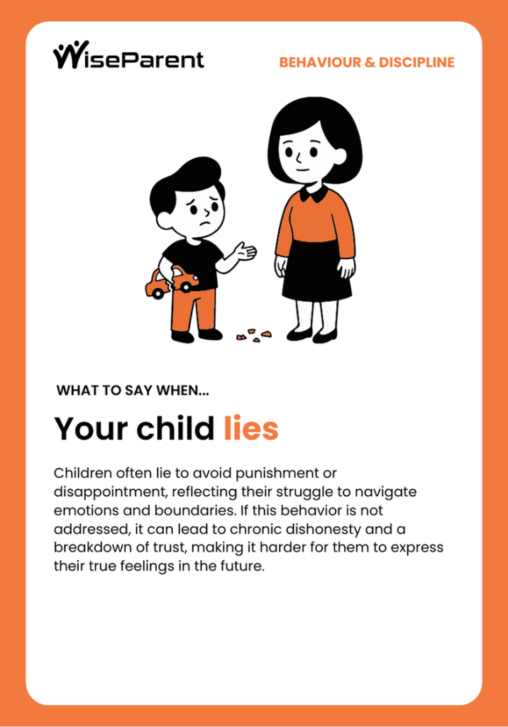 Your child lies