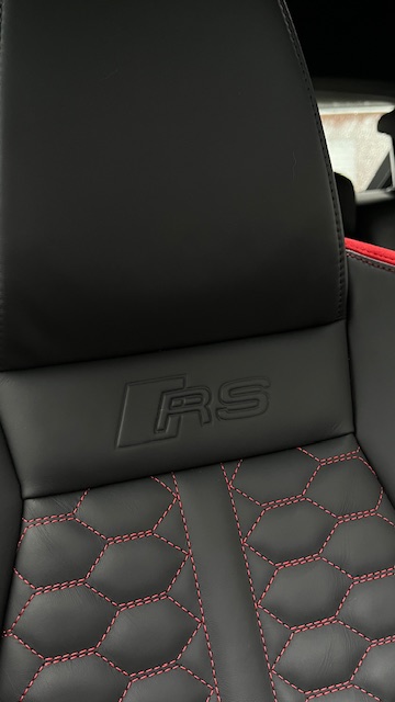 Audi RS3 — RS stoel detail