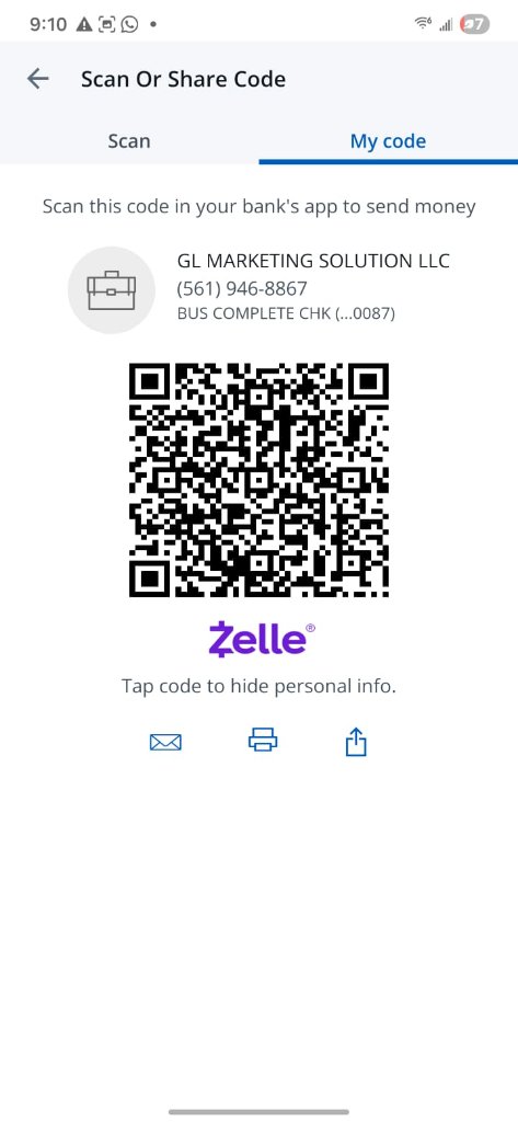 Zelle QR Code