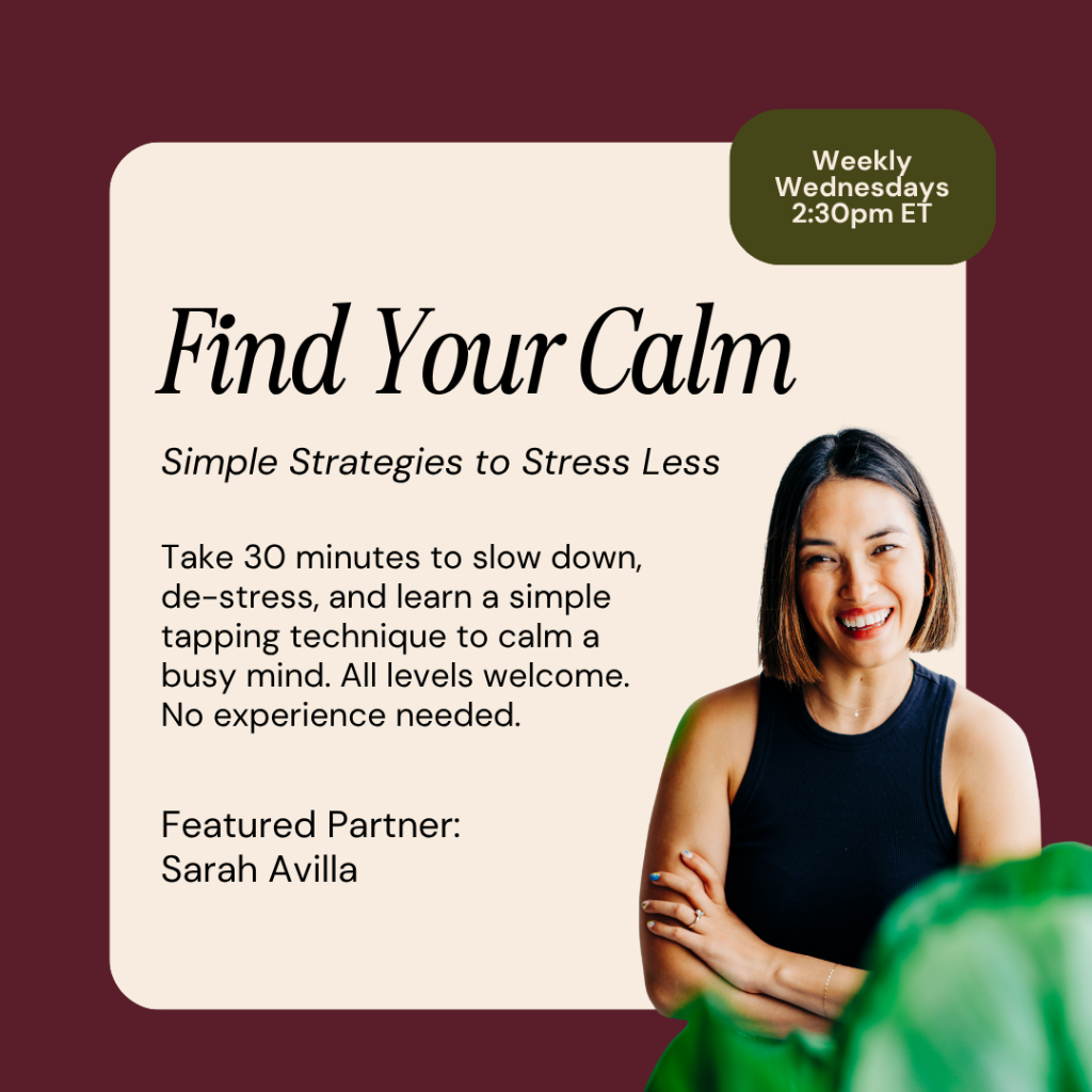Find Your Calm — KW Wellness