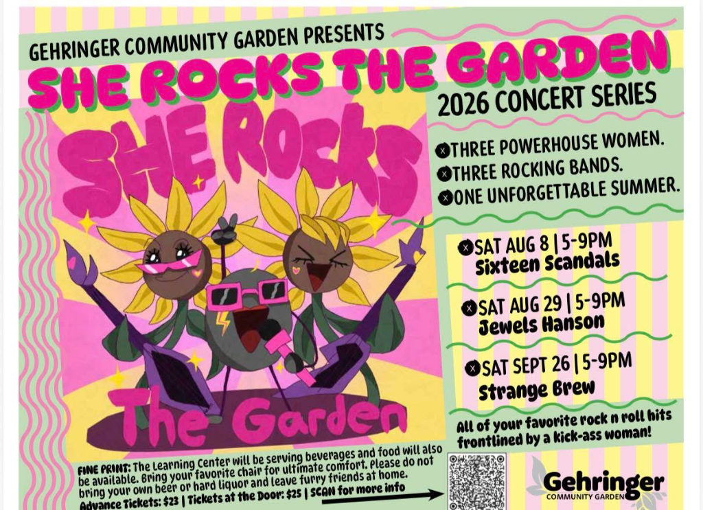 She Rocks the Garden 2026 Concert Series