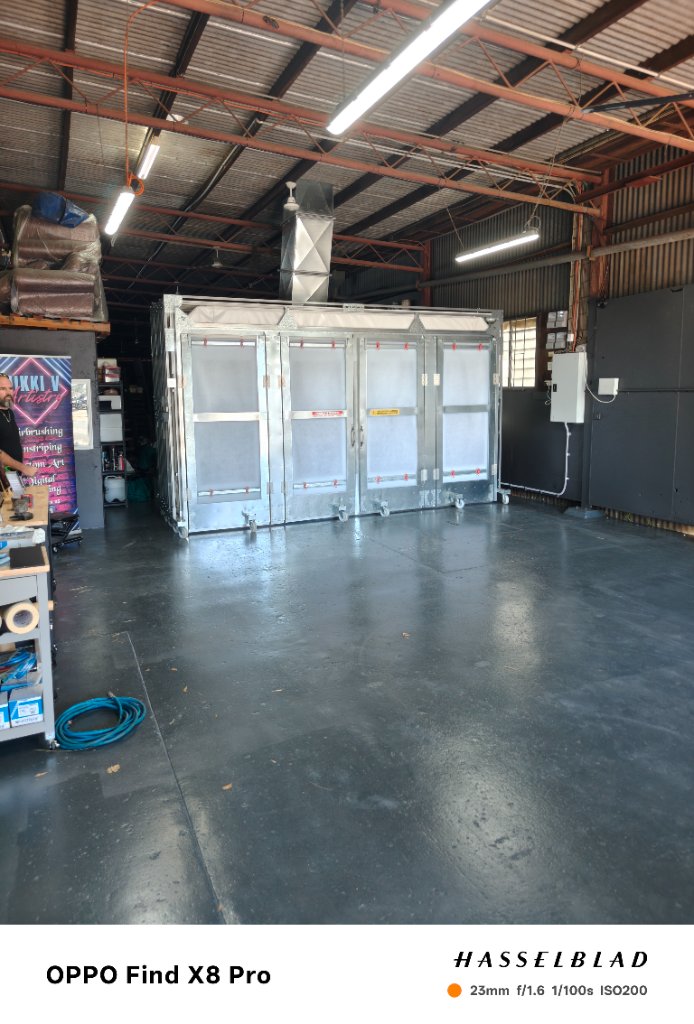 Installation in workshop