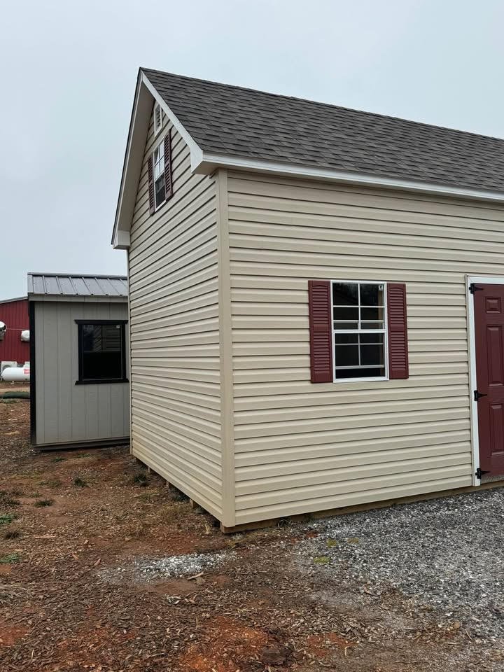 12x24 2-Story A-Frame Vinyl | Maple Lane Structures | Buy Outright or RTO