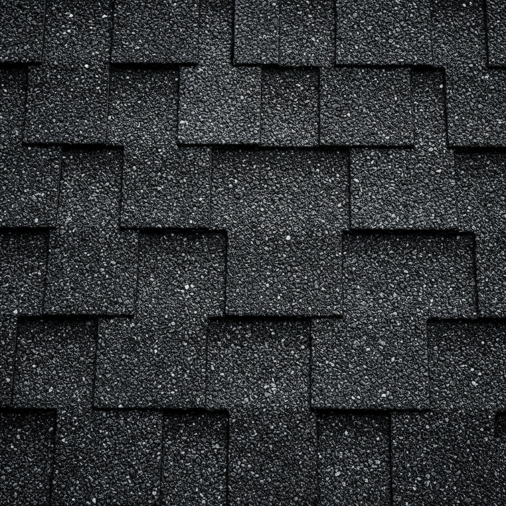 Asphalt roofing material texture