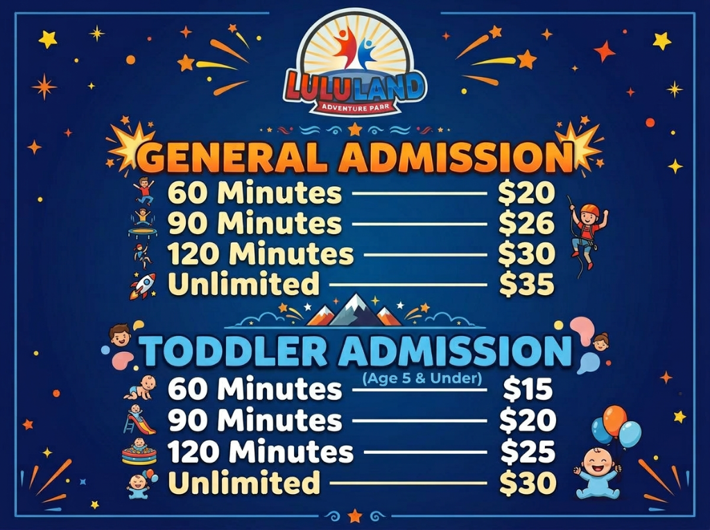 Lululand Pricing