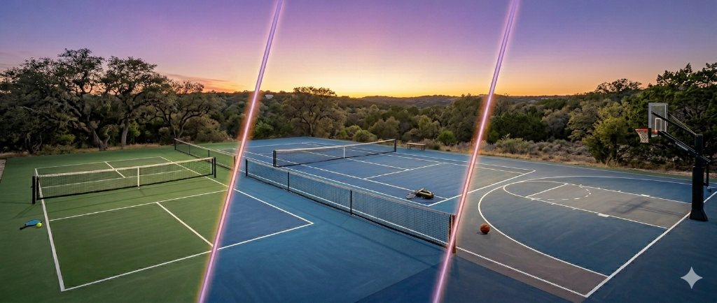 Pickleball courts