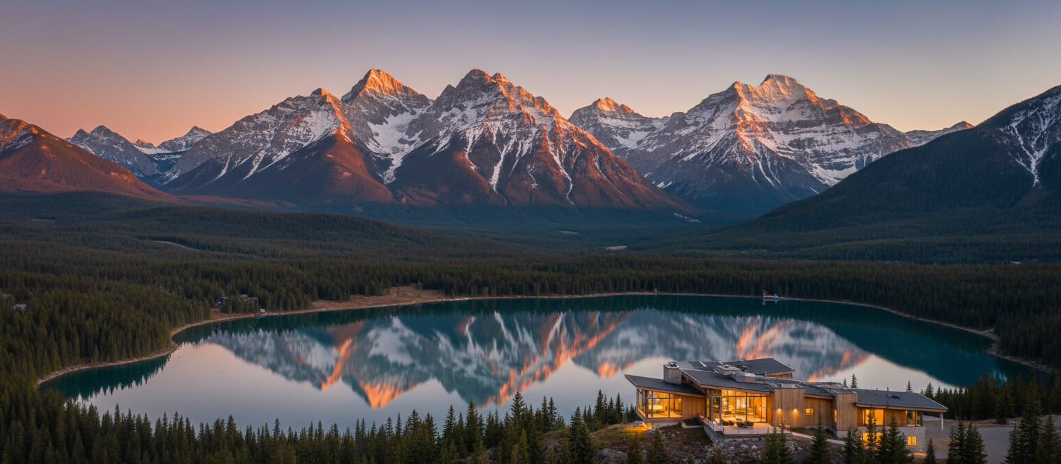Canmore mountain landscape