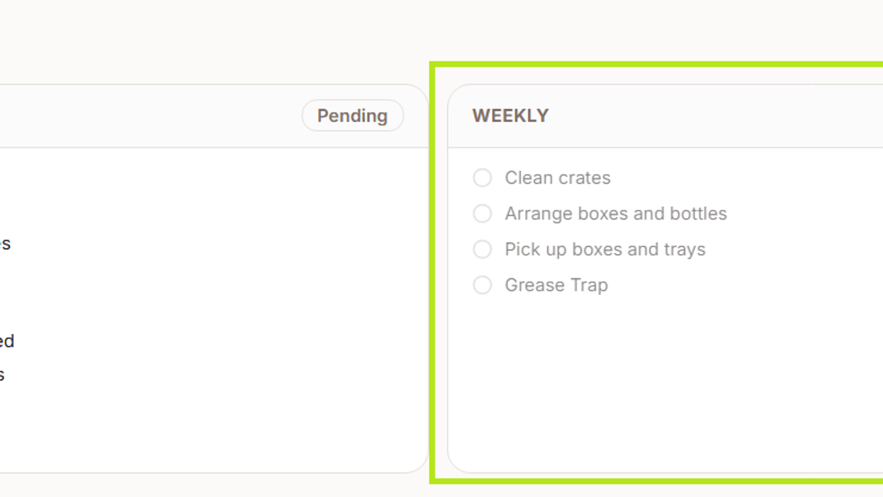 Checklist Template template preview